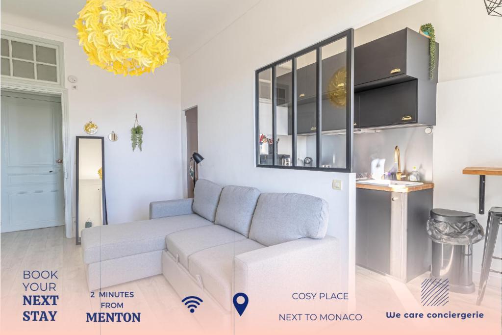 Charming Studio In The Heart Of ม็องตง ภายนอก รูปภาพ